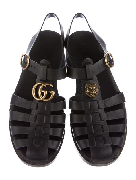 gucci rubber sandals price